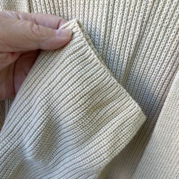 GAP size XL light tan long cardigan. Minimalist open front - Picture 3 of 6